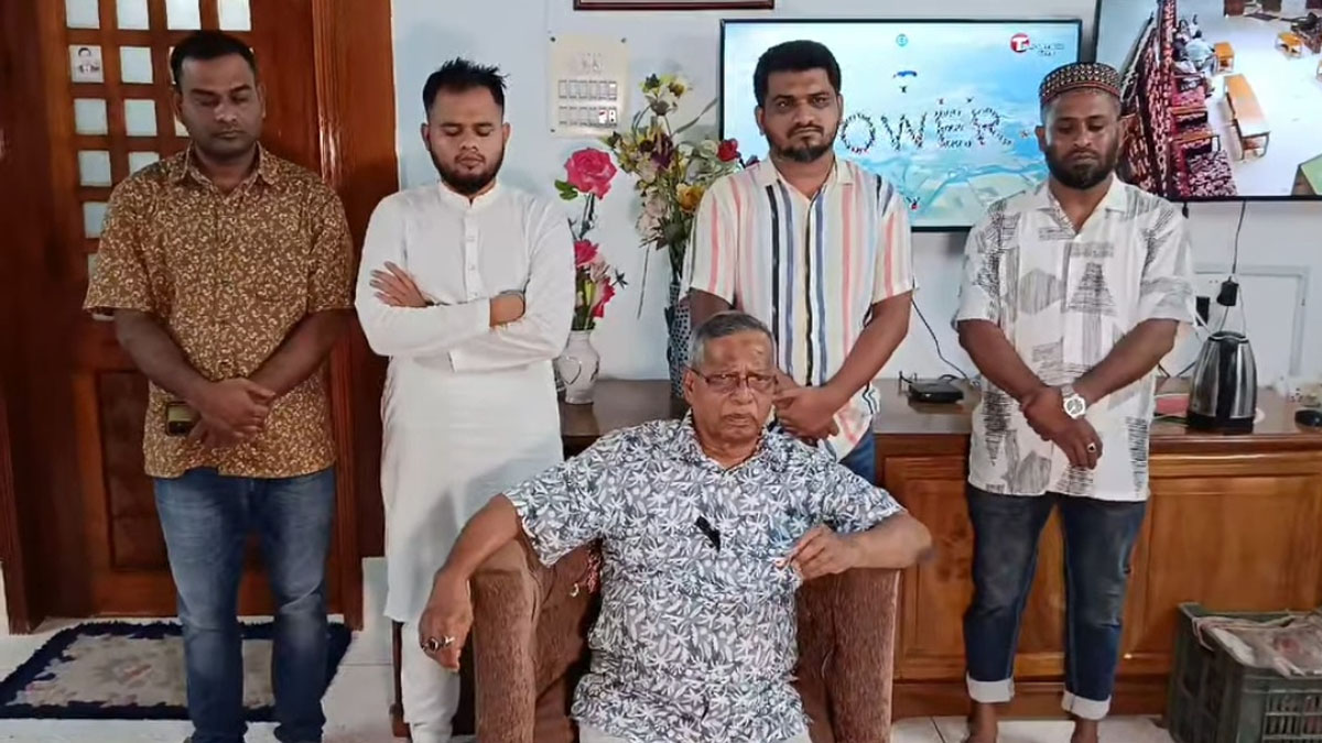 ভোলা-২ আসনের সাবেক এমপি হাফিজ ইব্রাহিম।   ছবি- রূপালী বাংলাদেশ