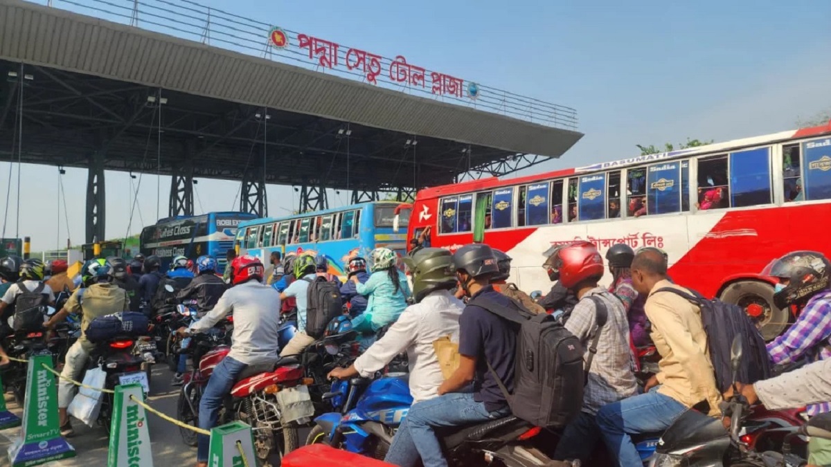 পদ্মা সেতুতে ৮ ঘণ্টায় সোয়া কোটি টাকার টোল আদায়