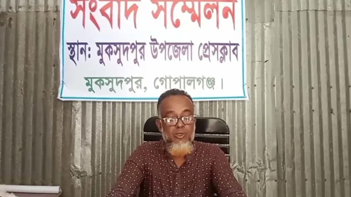 মুকসুদপুর উপজেলা আওয়ামী লীগের যুব ও ক্রীড়াবিষয়ক সম্পাদক কামরুজ্জামান কামাল। ছবি- সংগৃহীত