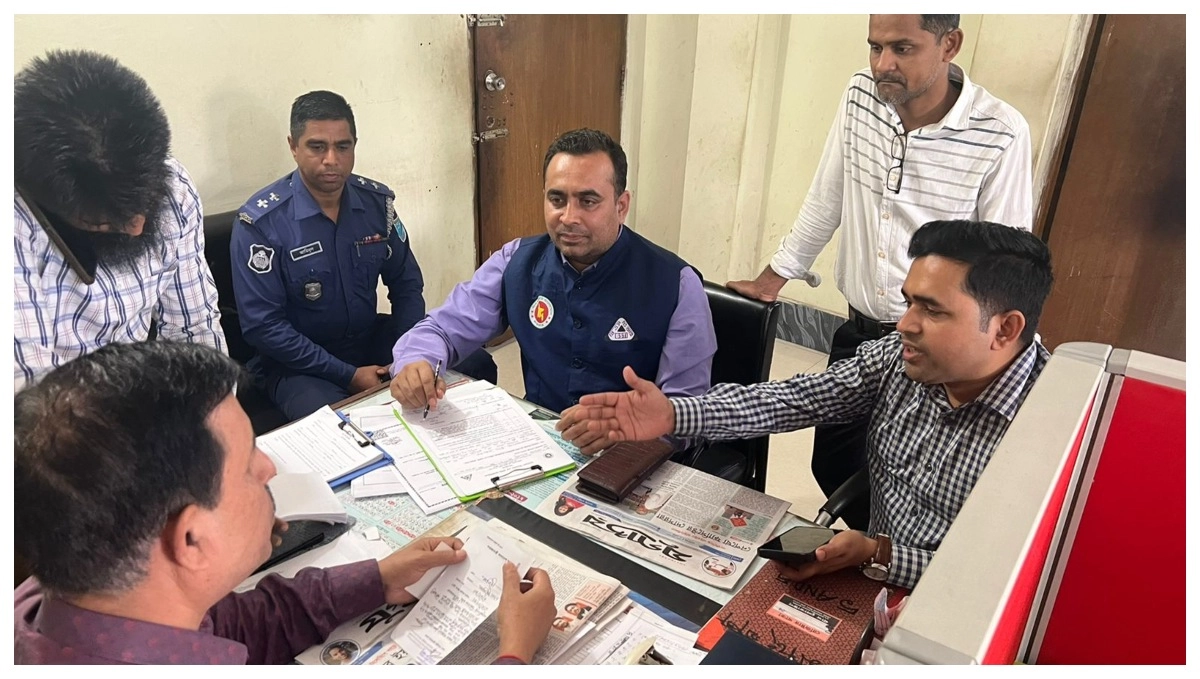 নরসিংদীতে বিএসটিআই’র  মোবাইল কোর্ট