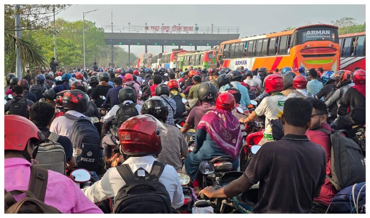 ঈদ আনন্দ যাত্রায় ভোগান্তি