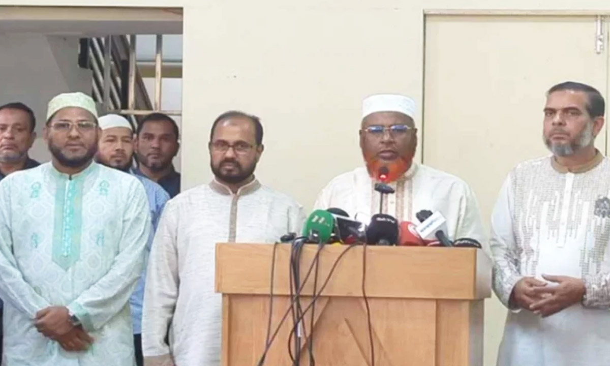 কর্মসূচি ঘোষণা করেন জামায়াতে ইসলামীর সেক্রেটারি জেনারেল মিয়া গোলাম পরওয়ার।     ছবি- সংগৃহীত