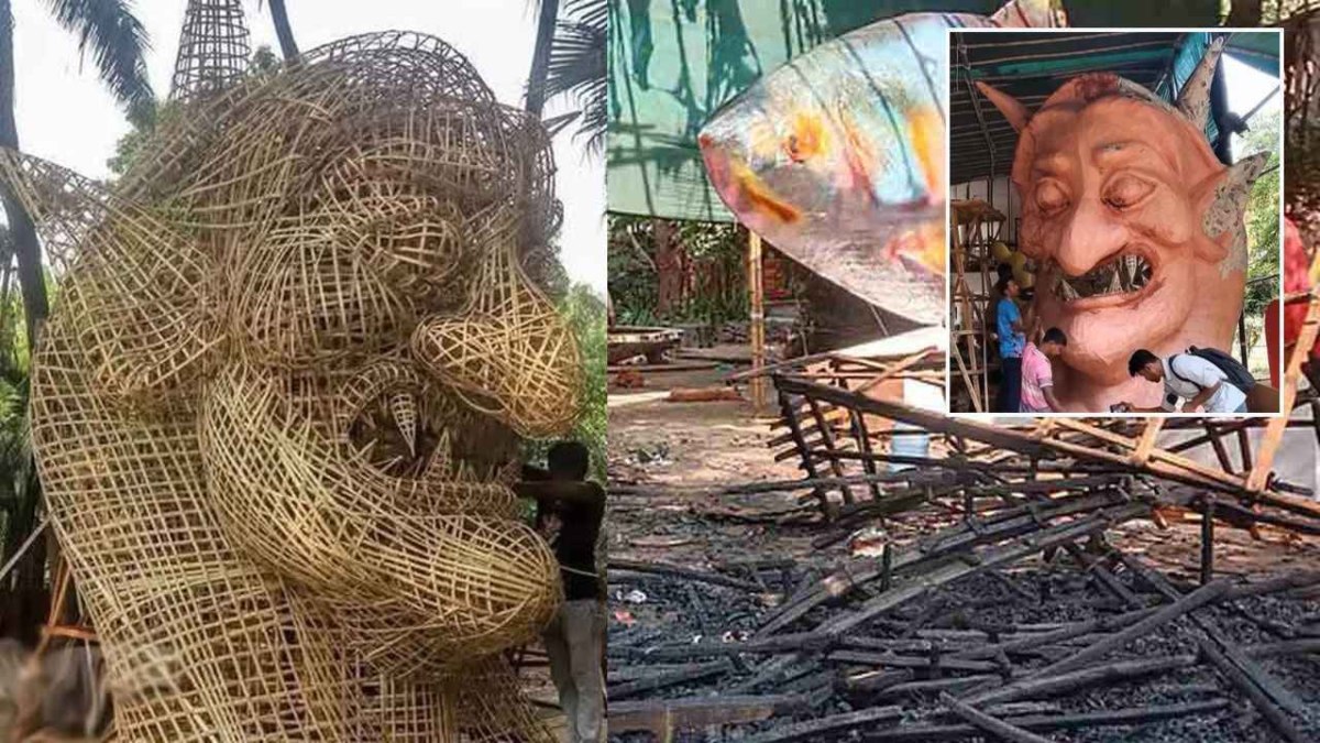 আবারও  তৈরি করা হচ্ছে ‘স্বৈরাচারের প্রতিকৃতি’