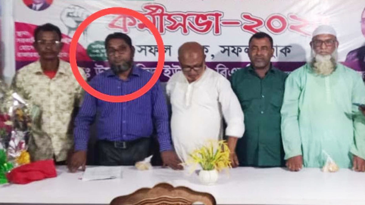 শামসুল আলম সরকার ওরফে মোস্তফা শামসুল। ছবি- সংগৃহীত