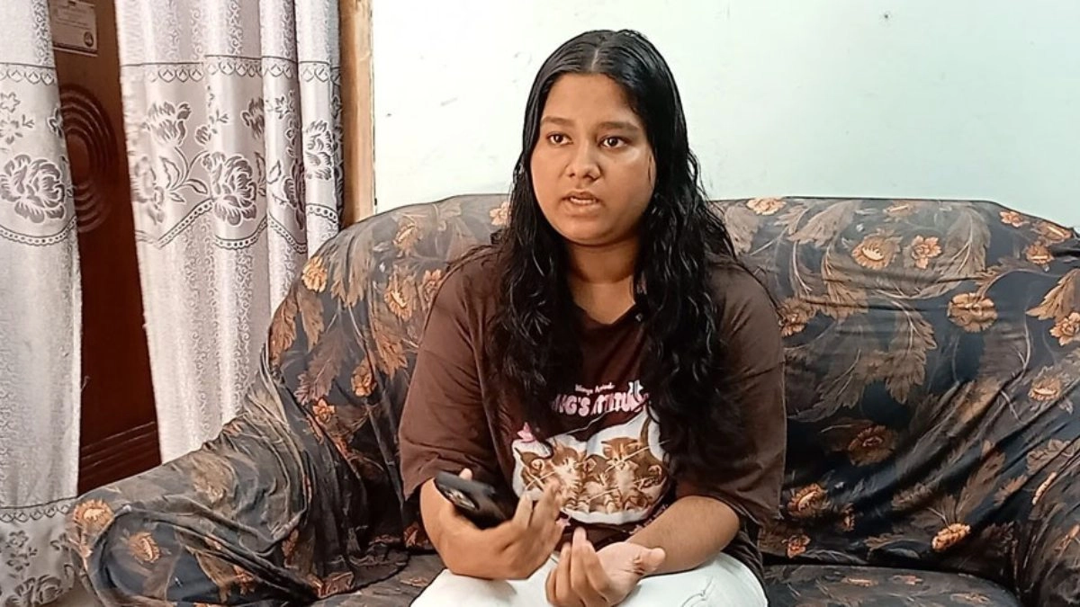 মাইলস্টোন স্কুল অ্যান্ড কলেজের শিক্ষার্থী আকাশ লিনা রিয়া। ছবি- সংগৃহীত