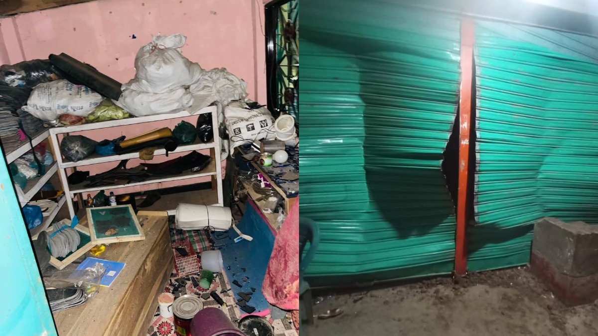 মর্টার শেল বিস্ফোরণে কেঁপে উঠল গ্রাম, ক্ষতিগ্রস্ত অর্ধশত বাড়ি 
