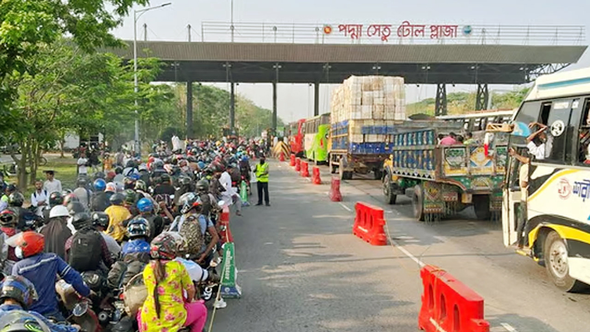 পদ্মা সেতুতে ১ দিনে সোয়া ৪ কোটি টাকার টোল আদায়