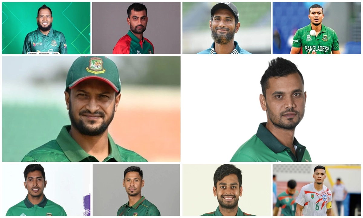 অনুসারীর সংখ্যার ভিত্তিতে শীর্ষ ১০ বাংলাদেশি ক্রীড়াবিদ। ছবি- সংগৃহীত