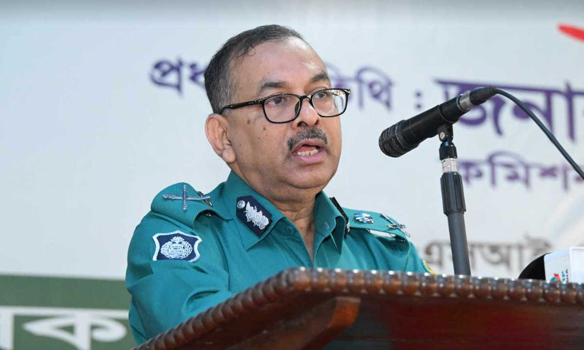 ডিএমপি কমিশনার শেখ মো. সাজ্জাত আলী। ছবি- সংগৃহীত