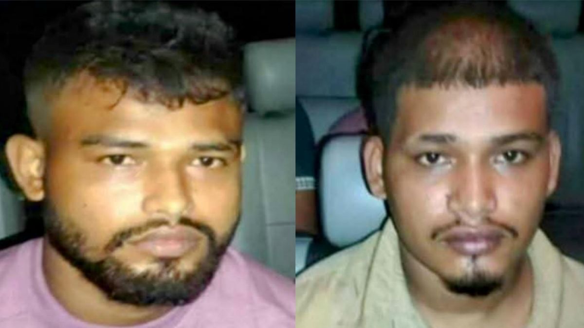গ্রেপ্তার সজীব ব্যাপারী ও রাজীব ব্যাপারী।
