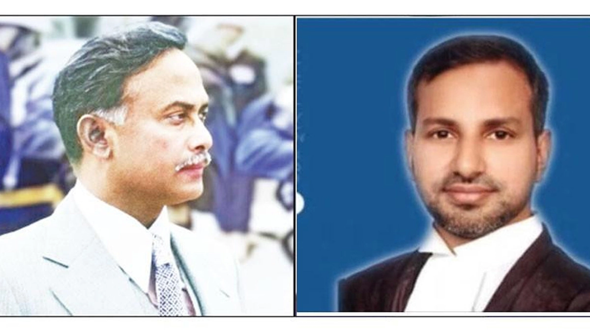 শহীদ রাষ্ট্রপতি জিয়াউর রহমান ও আইনজীবী ও চিন্তাবিদ ড. তুহিন মালিক।    ছবি-রূপালী বাংলাদেশ