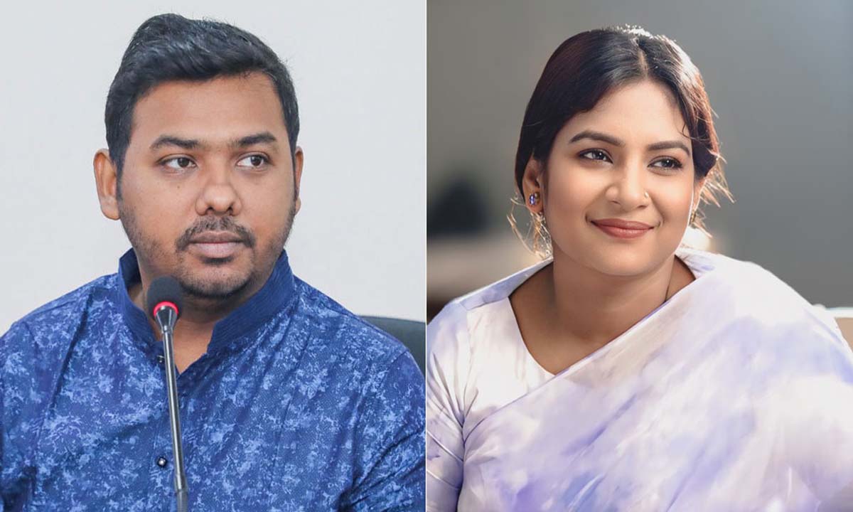 সারোয়ার তুষার ও নীলা ইসরাফিল। ছবি- সংগৃহীত