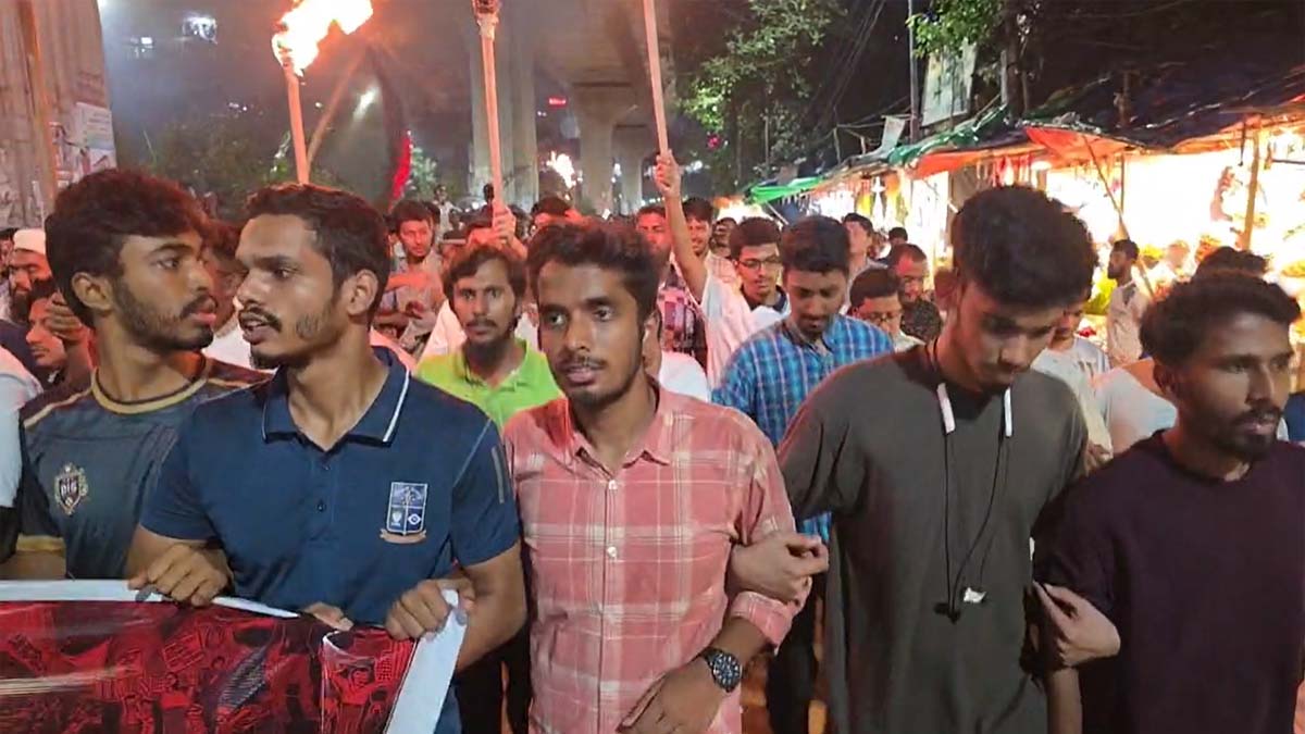 ‘জুলাই ঐক্যের’ বিক্ষোভ মিছিল শুরু