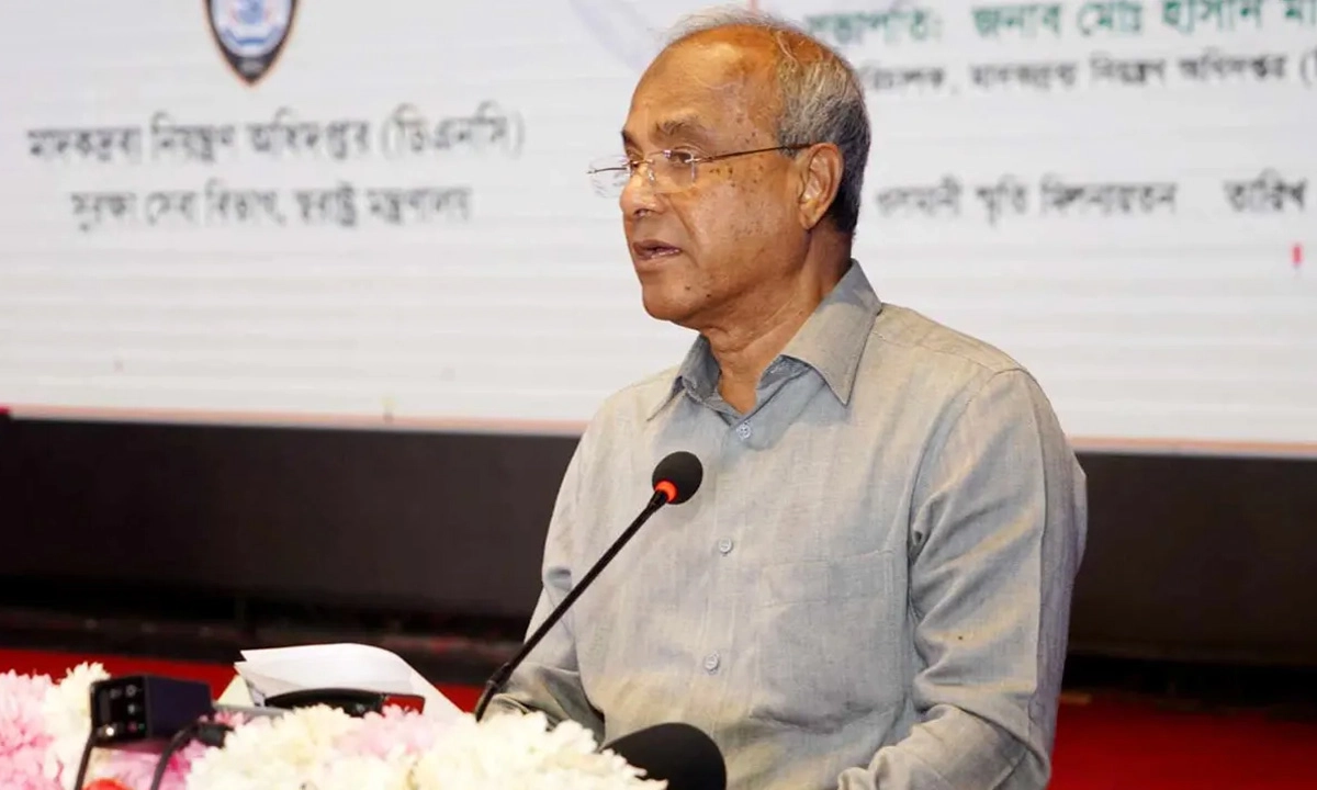 স্বরাষ্ট্র উপদেষ্টা মো. জাহাঙ্গীর আলম চৌধুরী।    ছবি- সংগৃহীত