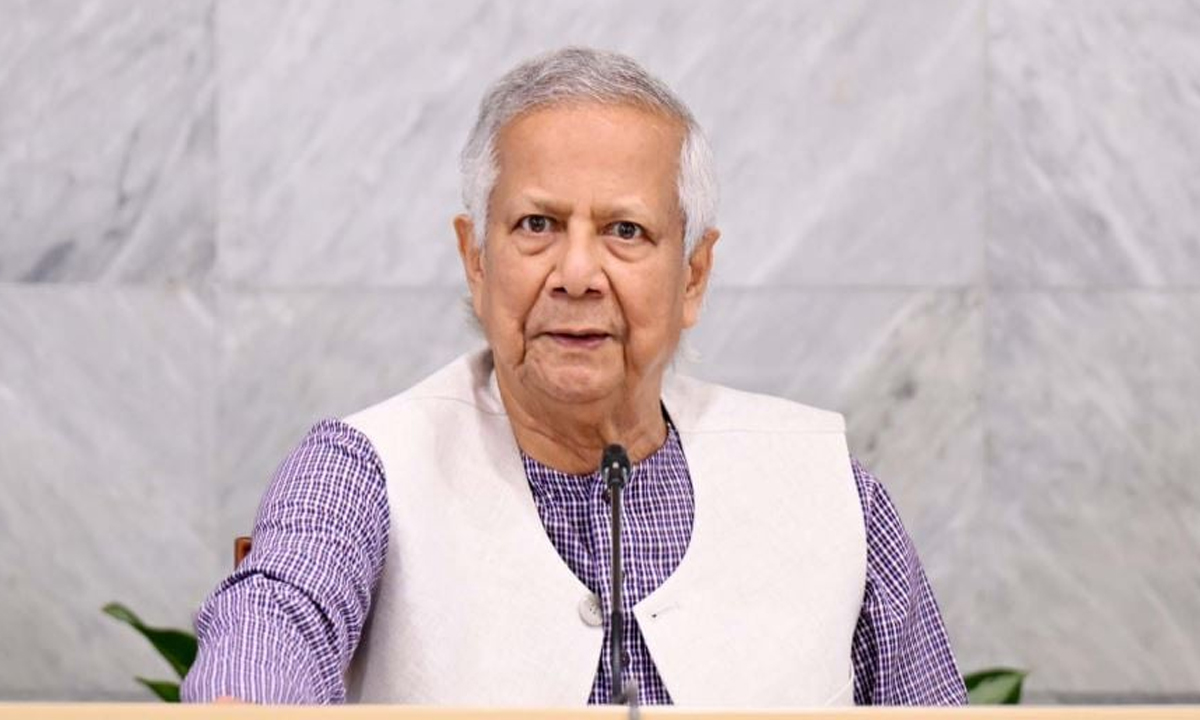 প্রধান উপদেষ্টা অধ্যাপক মুহাম্মদ ইউনূস। ছবি- সংগৃহীত