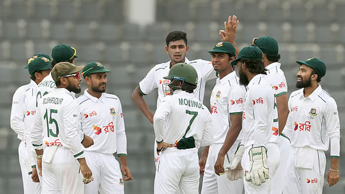 নাহিদের গতিতে প্রথম সেশন বাংলাদেশের