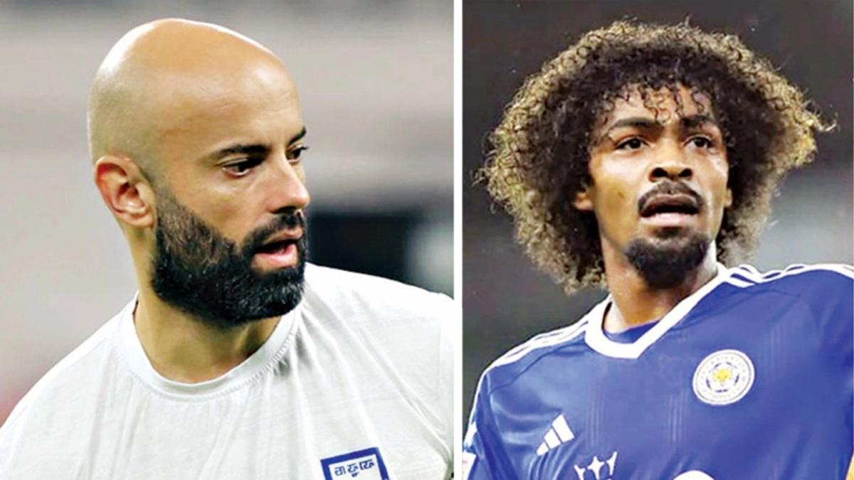 হামজা দেওয়ান চৌধুরী ও হাভিয়ের কাবরেরা। ছবি- সংগৃহীত