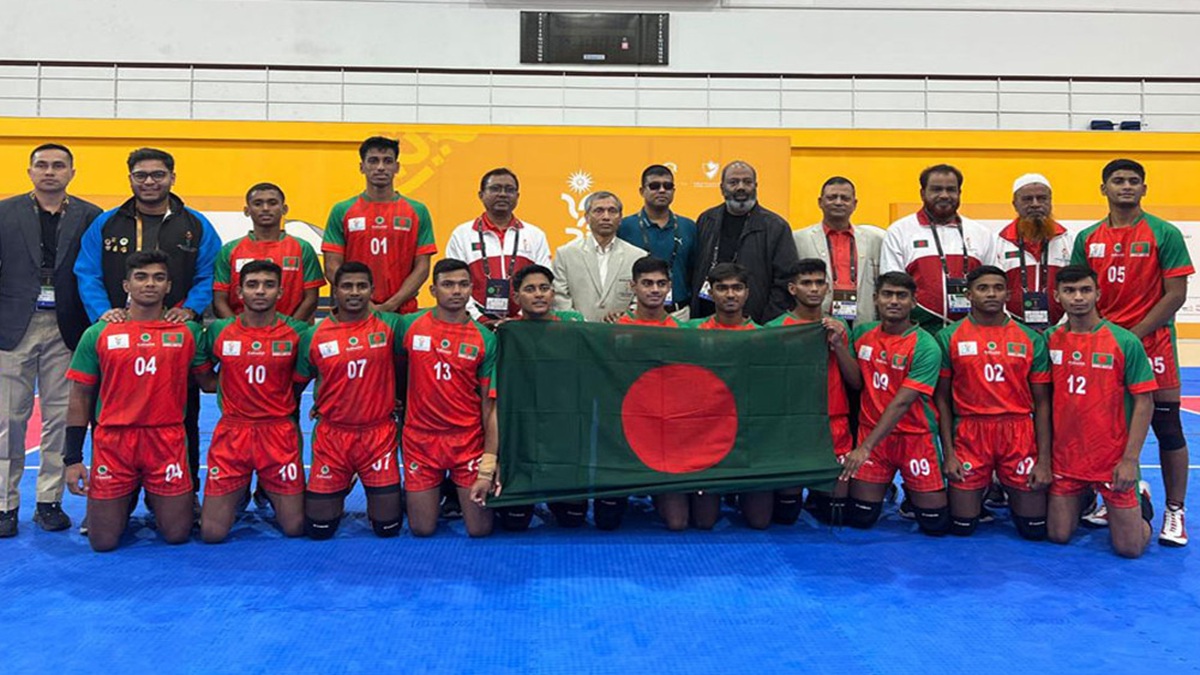 বাংলাদেশ যুবা কাবাডি দল। ছবি- সংগৃহীত
