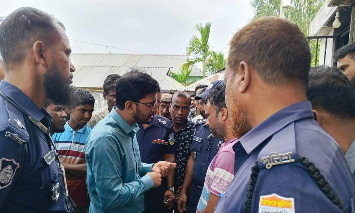 উপজেলা প্রশাসনের অভিযান। ছবি : রূপালী বাংলাদেশ