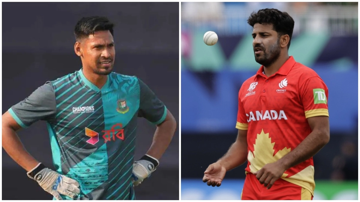 মুস্তাফিজুর রহমান ও কালেম সানা । ছবি- সংগৃহীত