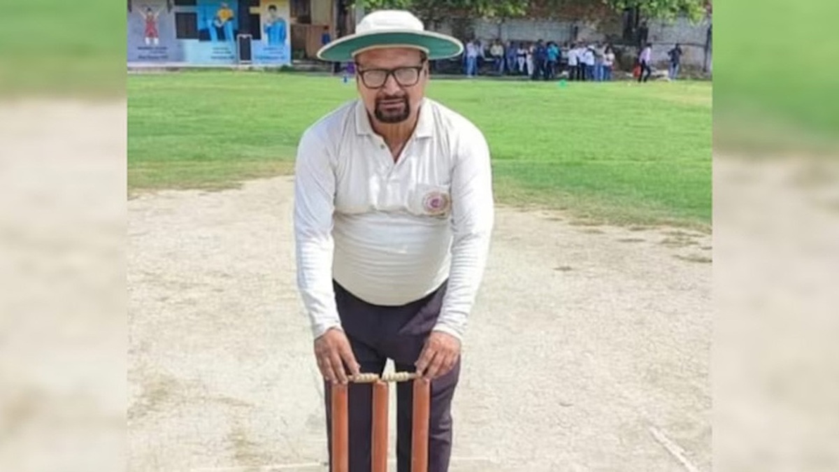 আম্পায়ার মানিক গুপ্ত। ছবি : সংগৃহীত