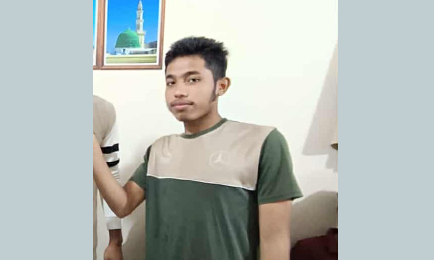 নিহত শ্রমিক মাহিন। ছবি- সংগৃহীত