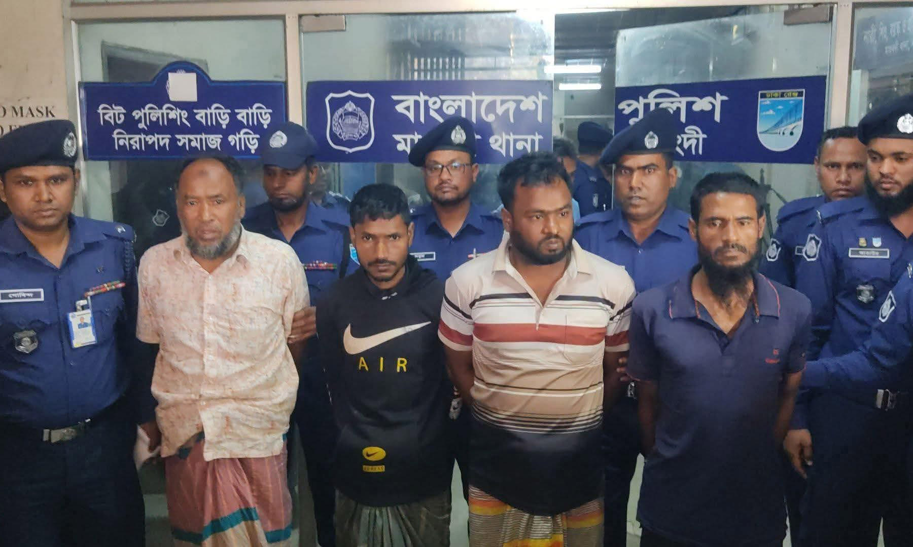নরসিংদীতে কিশোরী ধর্ষণ ও হত্যা, গ্রেপ্তার ৫
