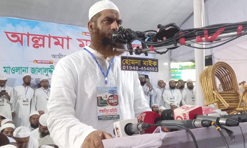 মাওলানা মামুনুল হক। ছবি- রূপালী বাংলাদেশ
