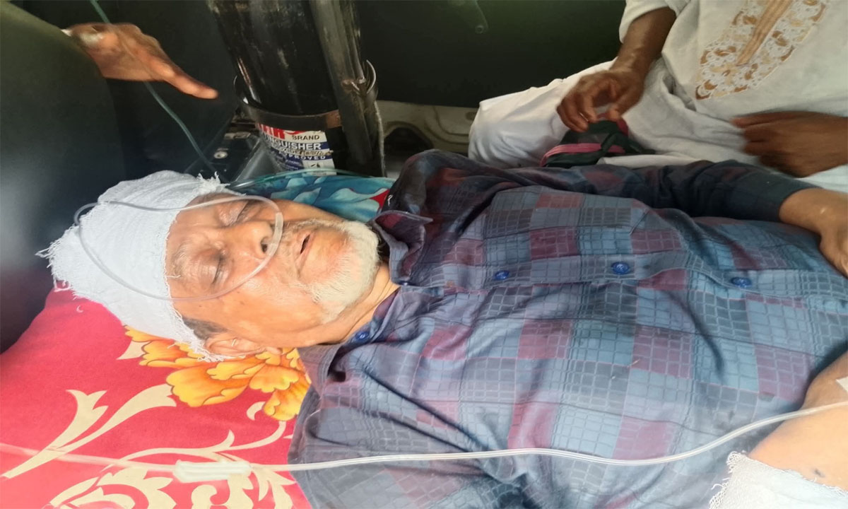 আহত বীর মুক্তিযোদ্ধা মো. ওয়াহিদুজ্জামান নইমুল