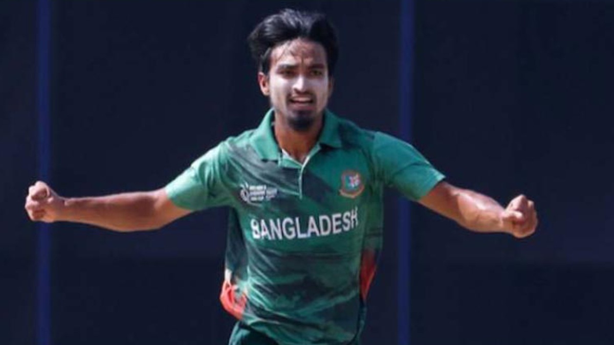 তরুণ পেসার তানজিম হাসান সাকিব। ছবি : সংগৃহীত