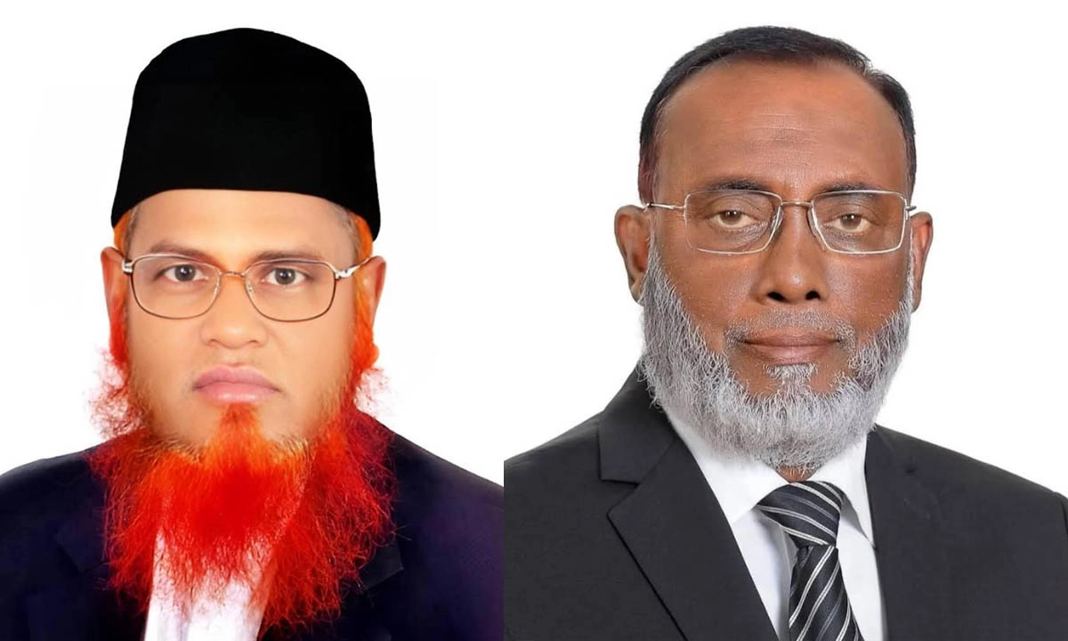 জামায়াতে ইসলামীর প্রার্থী অ্যাড. গাজী এনামুল হক ও স্বতন্ত্রপ্রার্থী অ্যাড. শহীদ ইকবাল হোসেন। ছবি : রূপালী বাংলাদেশ