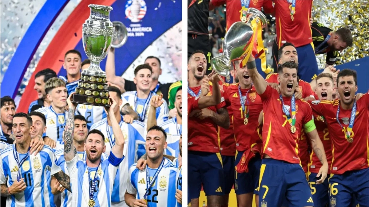 আর্জেন্টিনা ও স্পেন। ছবি- সংগৃহীত