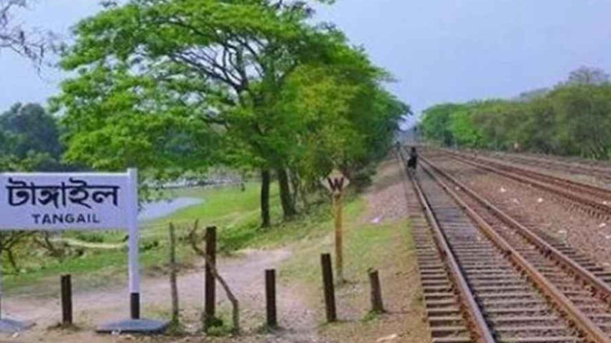 টাঙ্গাইল রেললাইন। ছবি : সংগৃহীত