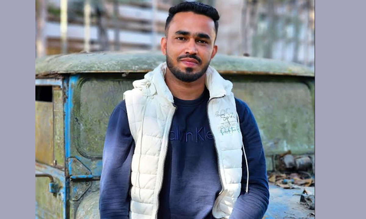 পুলিশ সদস্য মেহেদি হাসান। ছবি : রূপালী বাংলাদেশ