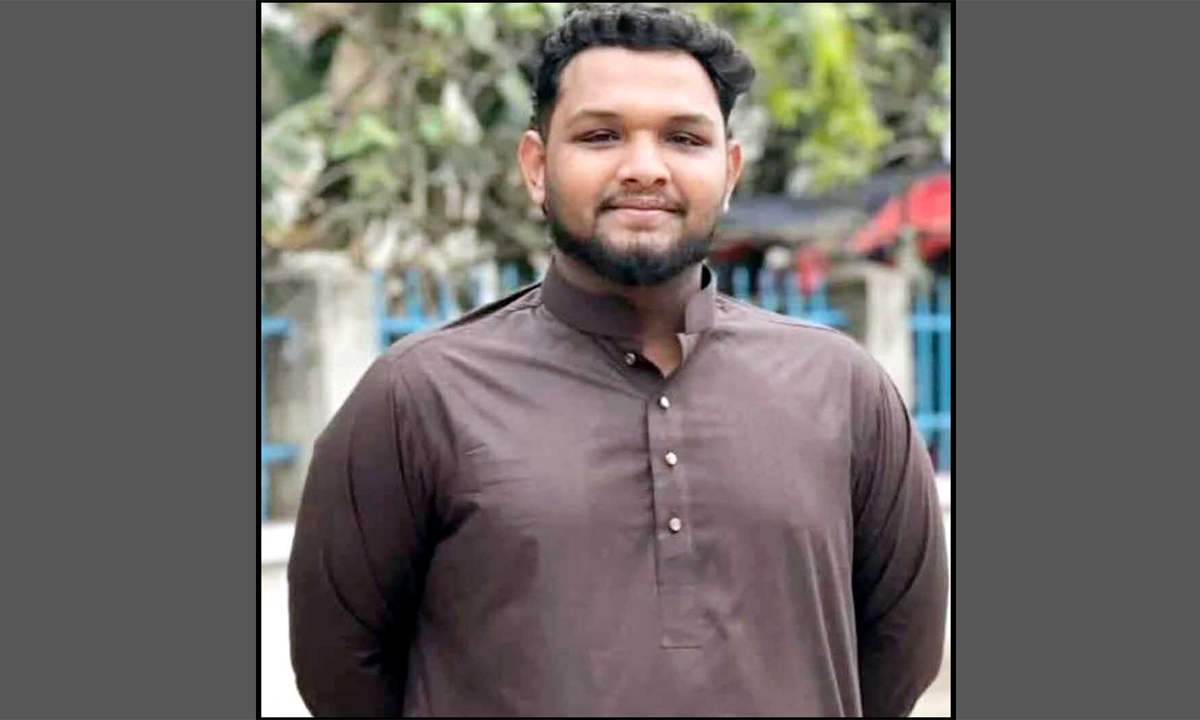 বৈষম্যবিরোধী নেতা তানভীর আহমেদ মেরাজ। ছবি : সংগৃহীত