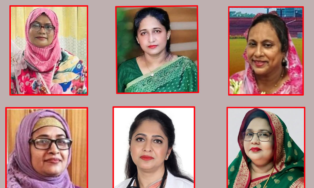 কুড়িগ্রামে নারী আসনে আলোচনায় যারা। ছবি : রূপালী বাংলাদেশ