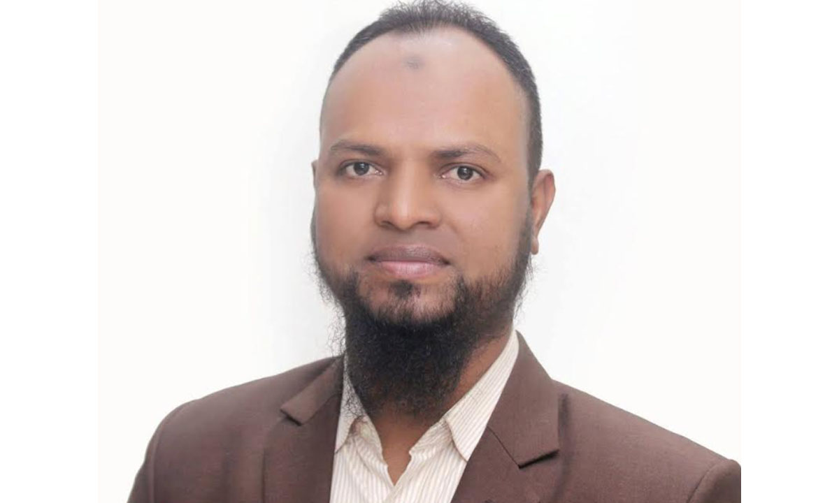 গণঅধিকার পরিষদের প্রার্থী মো. শফিকুল ইসলাম শফিক। ছবি : রূপালী বাংলাদেশ
