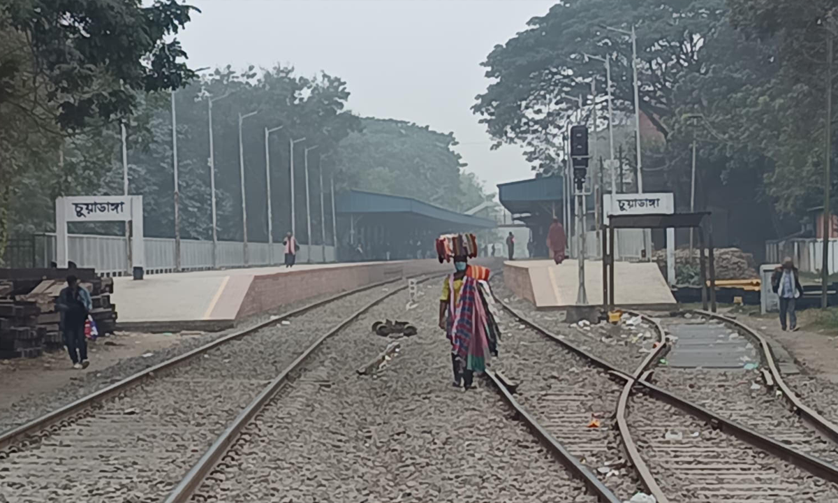 চুয়াডাঙ্গা রেললাইন। ছবি : রূপালী বাংলাদেশ
