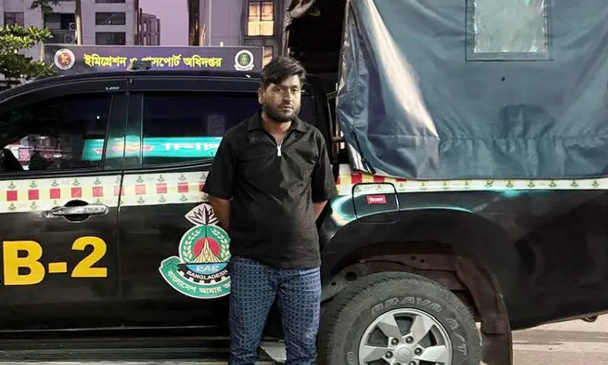 বিএনপির সাধারণ সম্পাদক জাকির হোসেন গ্রেপ্তার। ছবি : রূপালী বাংলাদেশ
