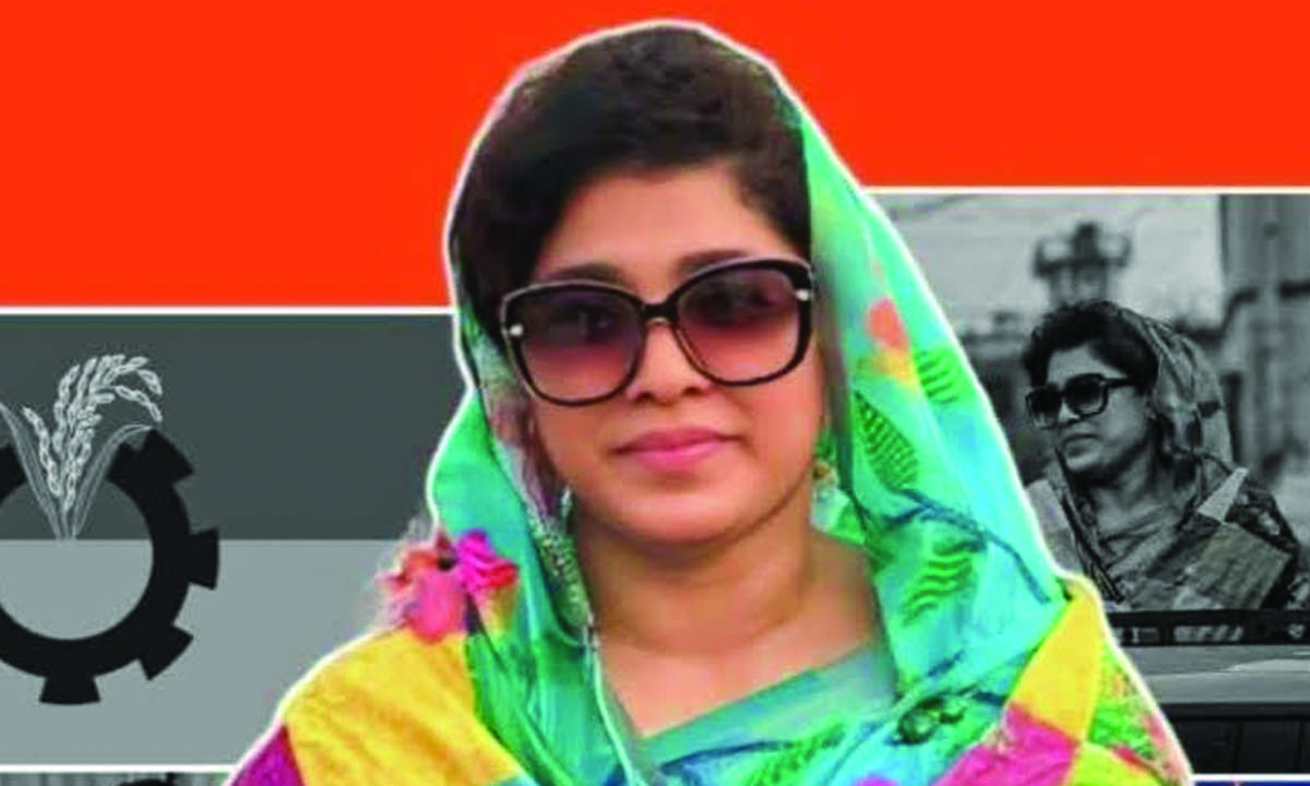বিএনপি প্রার্থী সাবিরা সুলতানা। ছবি : রূপালী বাংলাদেশ