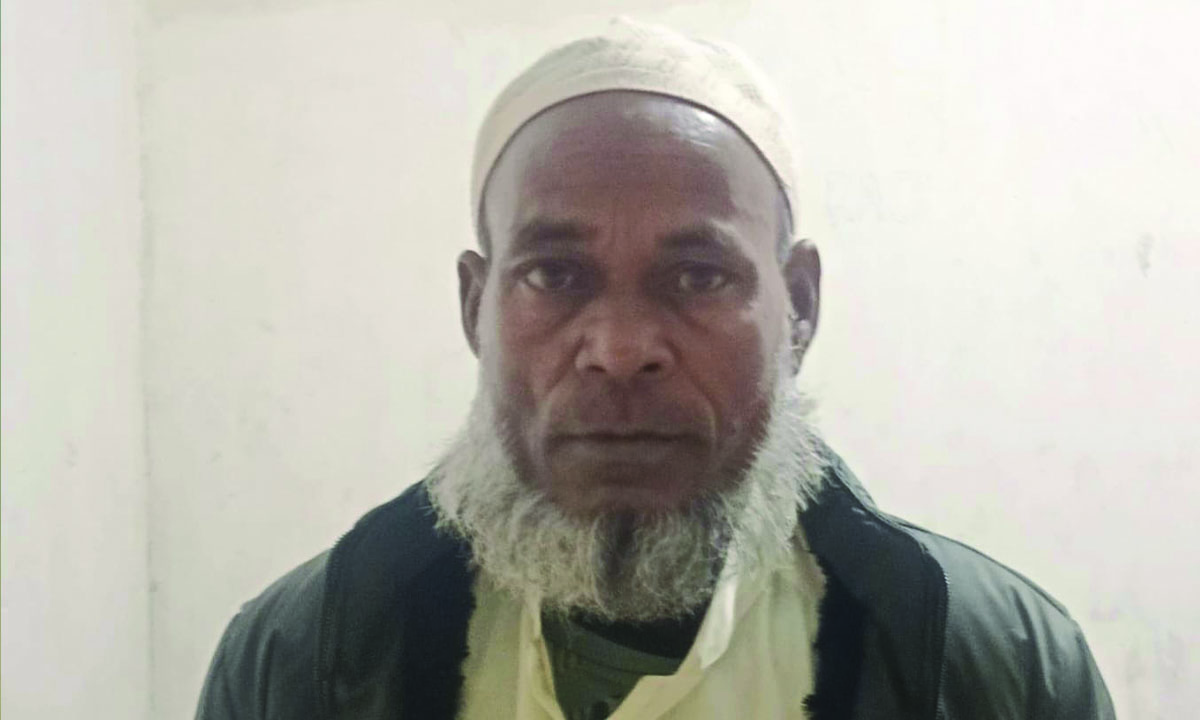 গ্রেপ্তার আসামি আশ্রাফ উদ্দিন। ছবি : রূপালী বাংলাদেশ