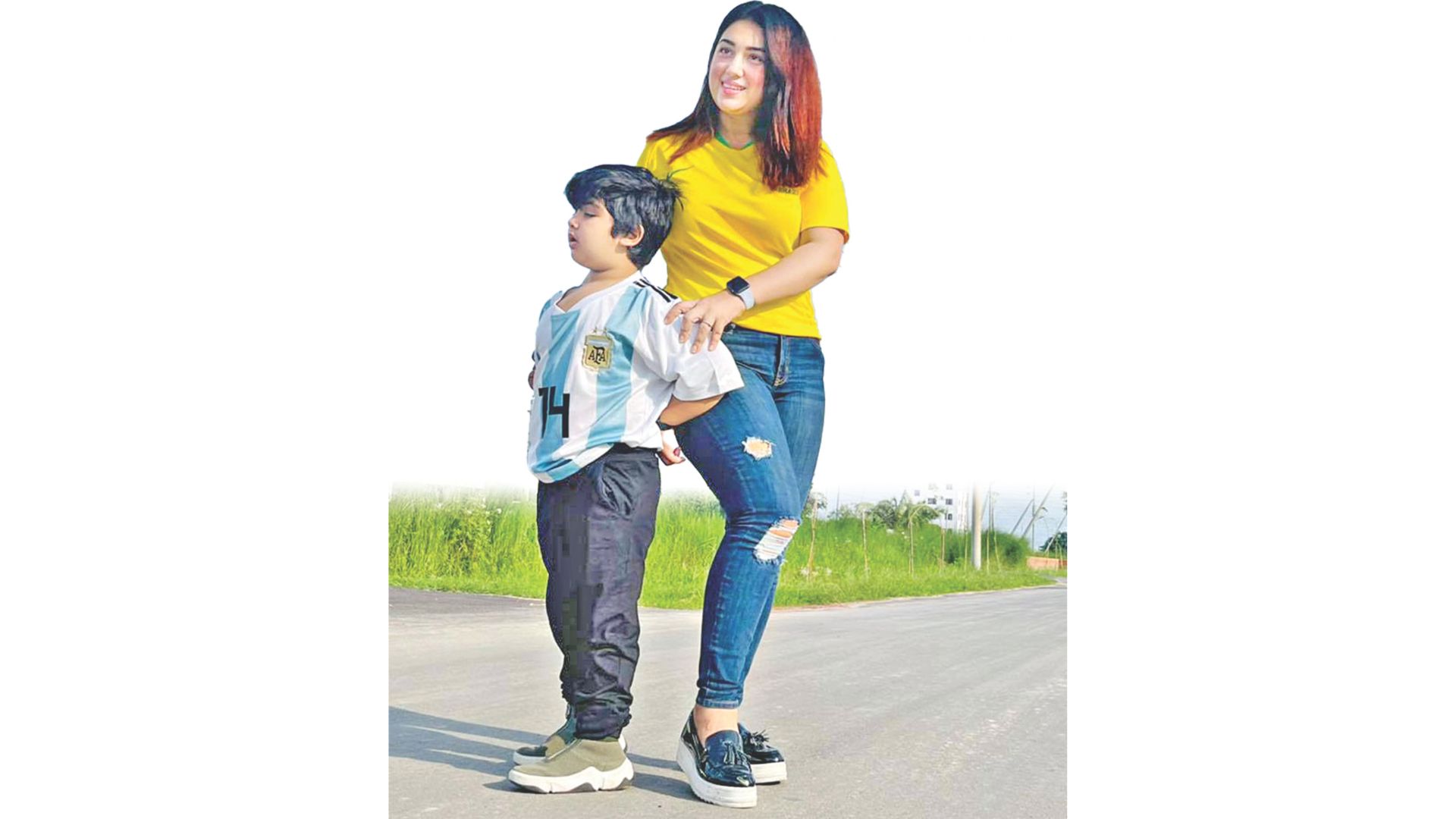 ছেলে আর্জেন্টিনা মা ব্রাজিল