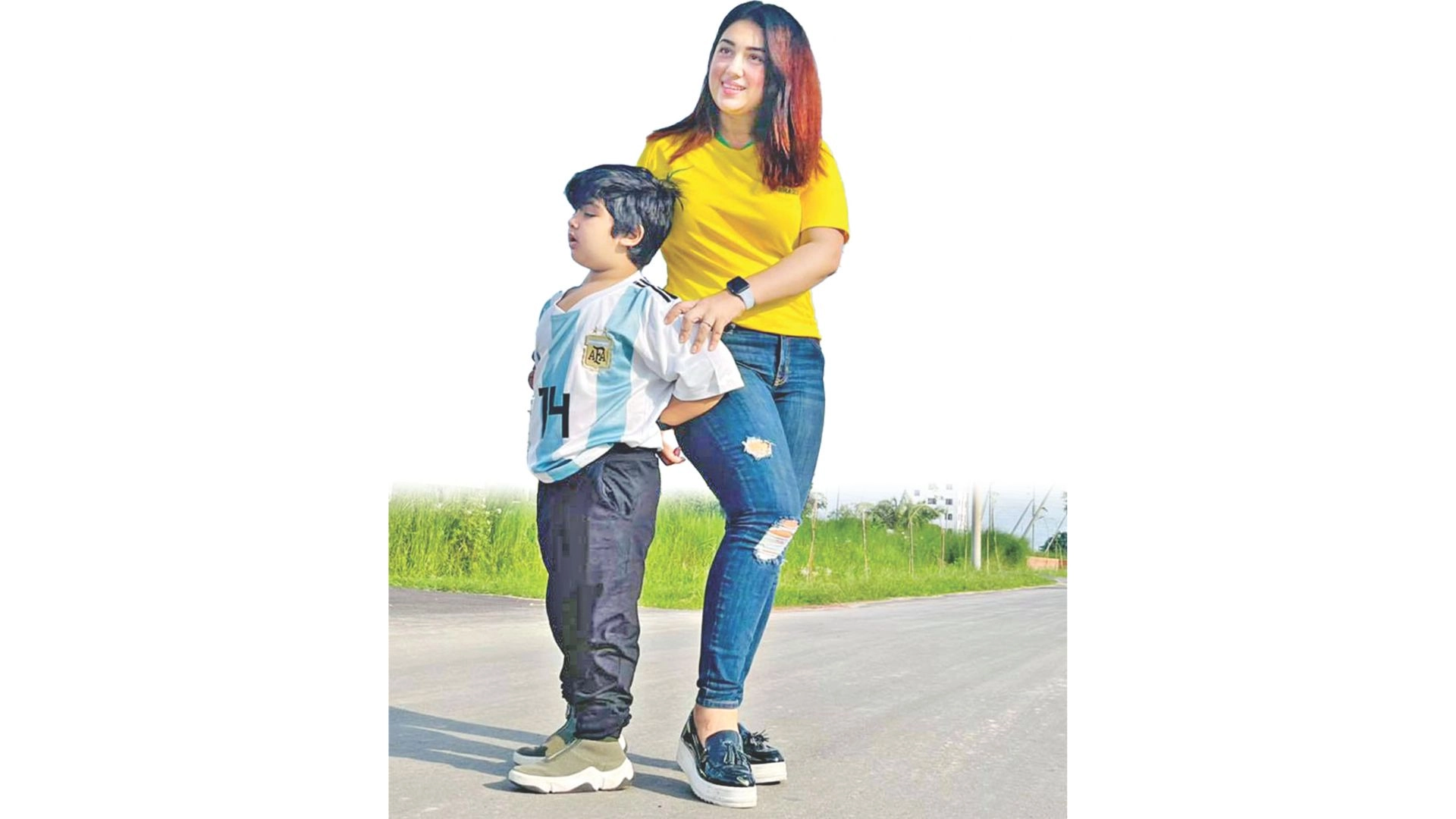 ছেলে আর্জেন্টিনা মা ব্রাজিল