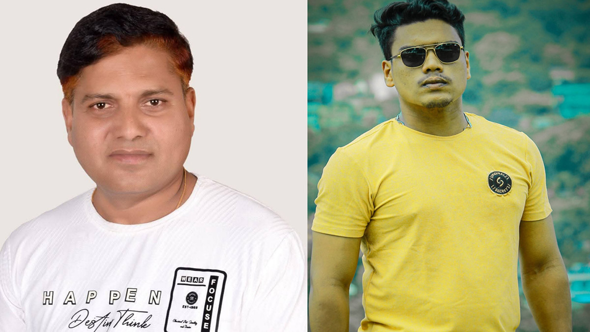 স্বেচ্ছাসেবক দলের আহ্বায়ক দেলোয়ার হোসেন দিলীপ ও আরেক আসামি বাবুল।    ছবি- রূপালী বাংলাদেশ