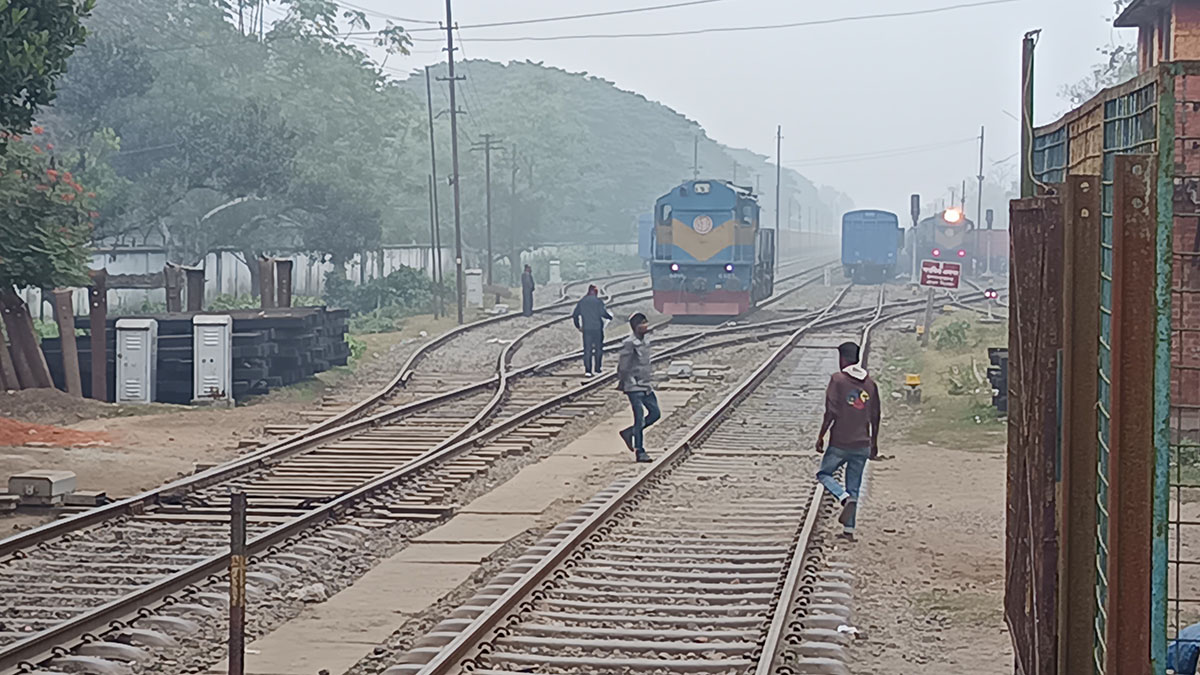 ঘন কুয়াশা ও হিমেল বাতাসে কাঁপছে চুয়াডাঙ্গা।   ছবি- রূপালী বাংলাদেশ
