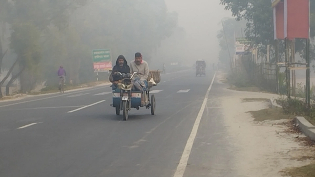 কুড়িগ্রামে শীতের তীব্রতা বাড়ছে। ছবি- রূপালী বাংলাদেশ