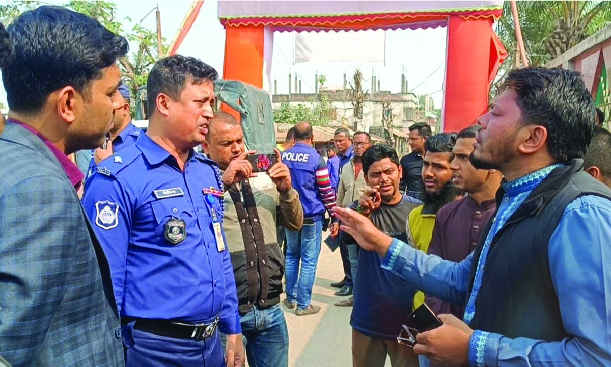 বিএনপি–জামায়াতে ইসলামীর উত্তেজনা।ছবি : রূপালী বাংলাদেশ