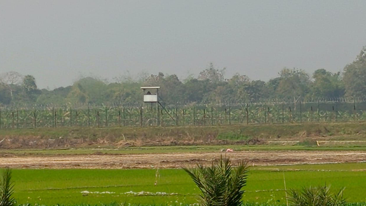 চুয়াডাঙ্গার জীবননগর সীমান্ত। ছবি : রূপালী বাংলাদেশ
