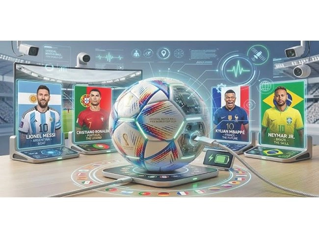 স্মার্টফোনের মতো চার্জ হবে বিশ্বকাপের বল