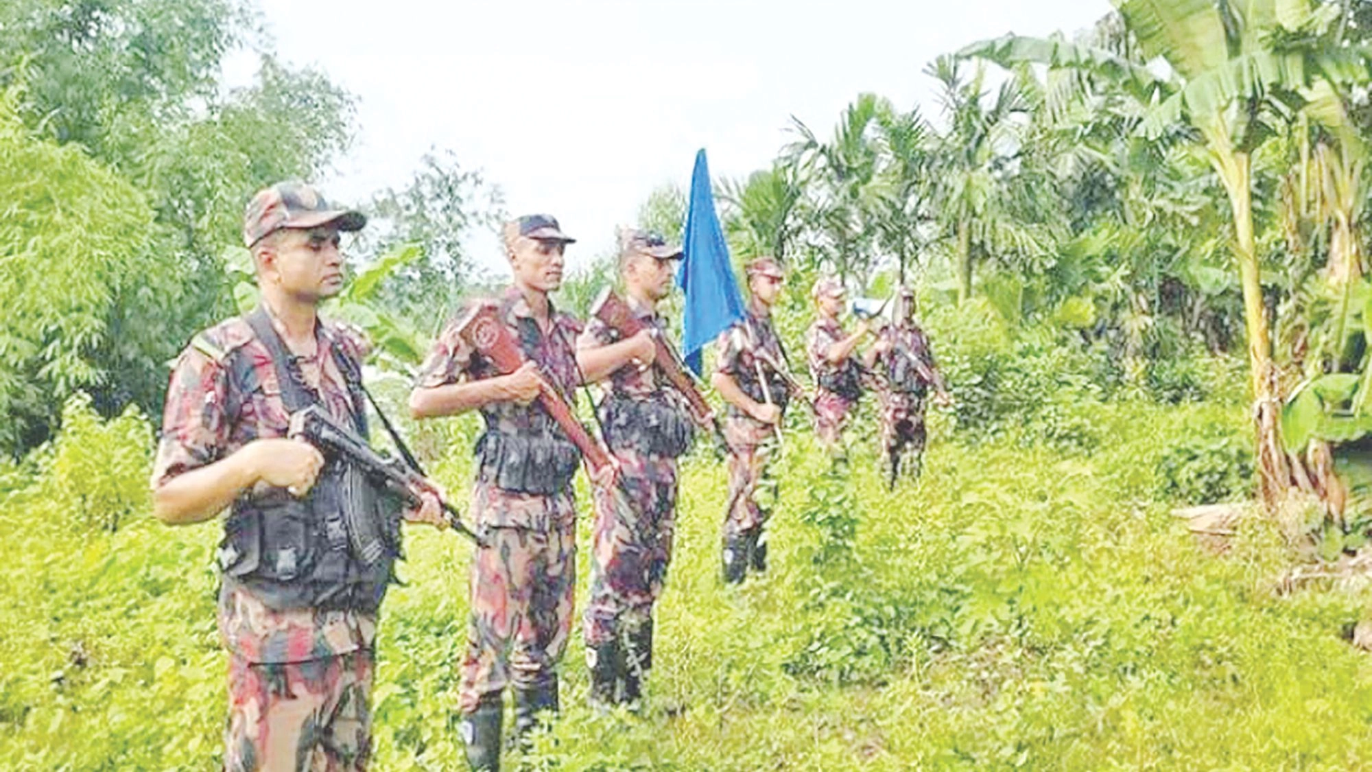 পুশইন ঠেকাতে কঠোর  অবস্থানে বিজিবি